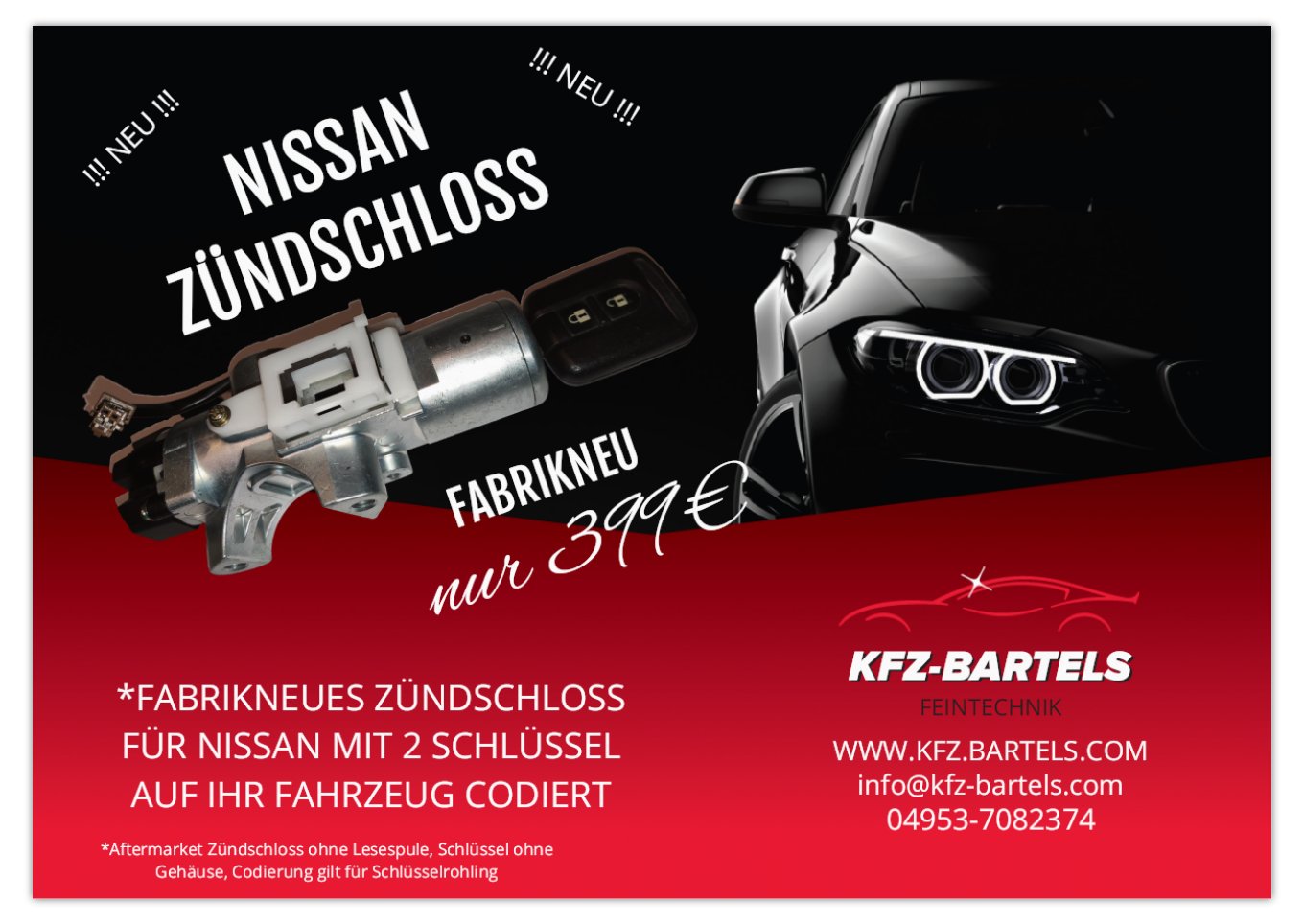 Schlüssel Geht Nicht Mehr Aus Dem Zündschloss Nissan Qashqai www.kfz-bartels.com